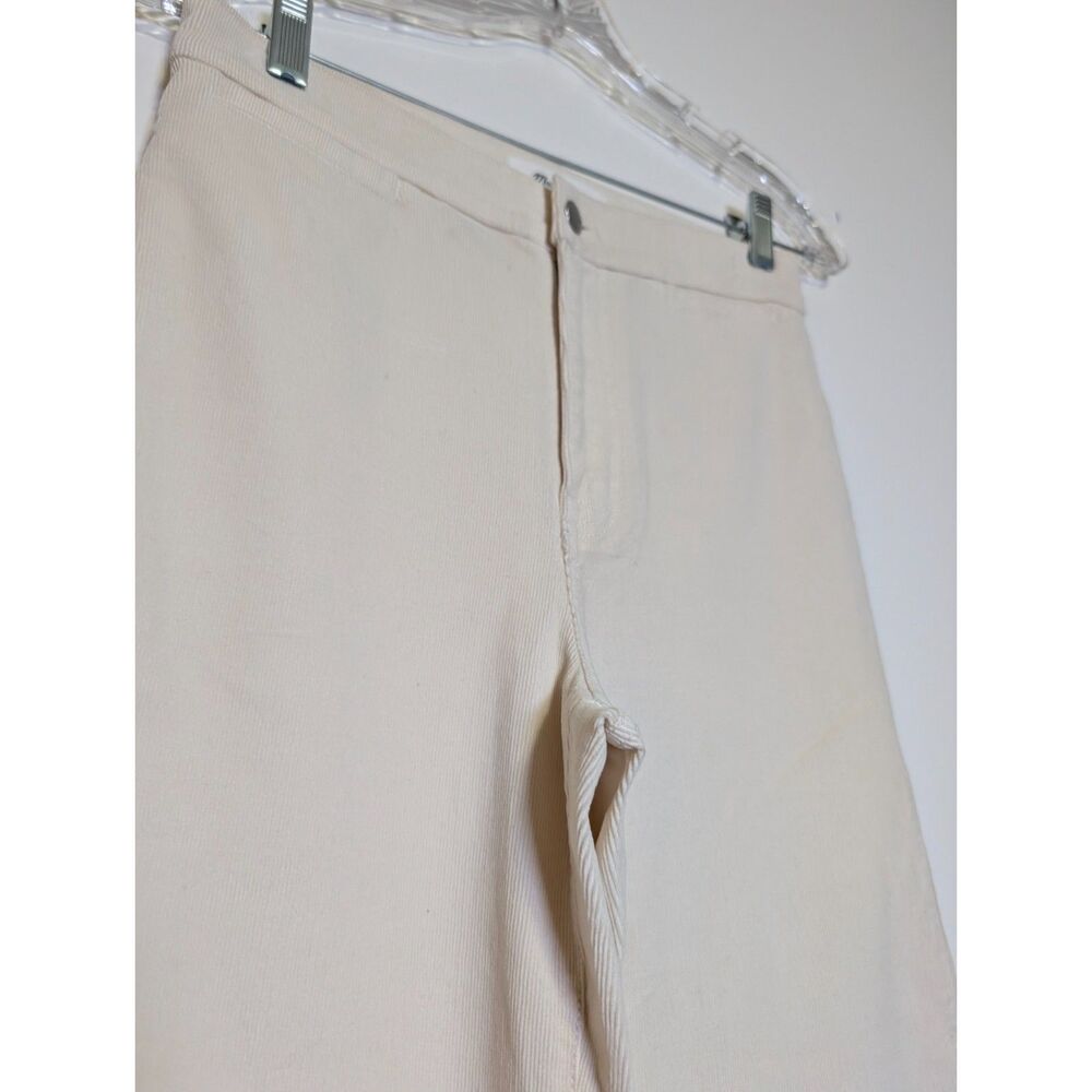 Madewell Wide Leg Corduroy Pants Vintage Ivory Cream Sze 26 High Rise NX207 NWT - Picture 9 of 10